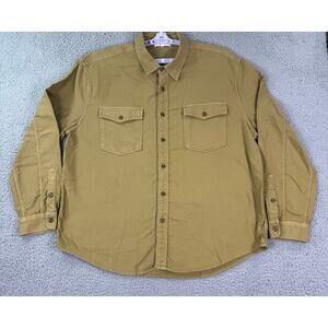 Alex Mill Mens Button Down Shirt 2XL Brown